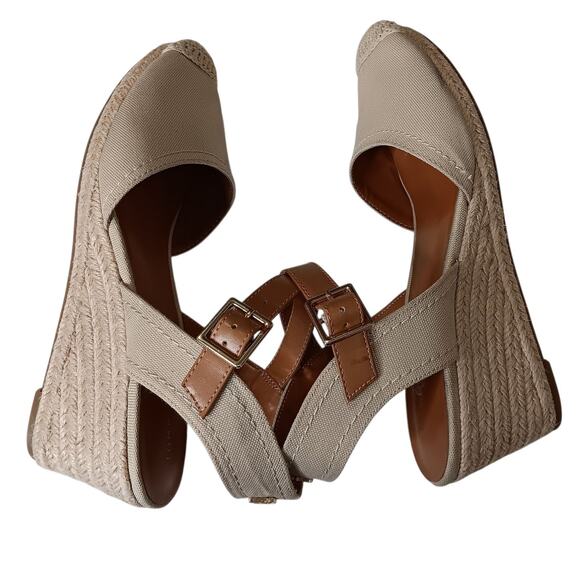 Current $89 Tommy Hilfiger Nilsa Closed Toe Espadrille Wedge Sandals 9.5‎ Summer - Picture 2 of 11
